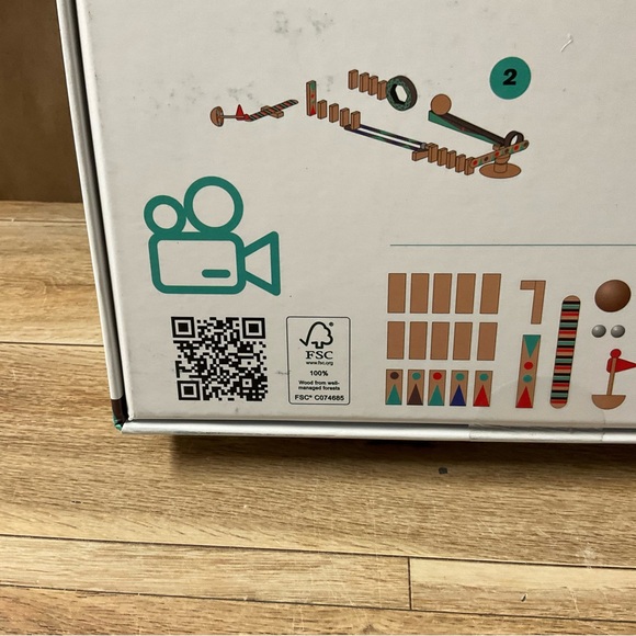 New! Djeco Zig & Go Roll Action Chain Reaction Wood Construction Set - Picture 8 of 10